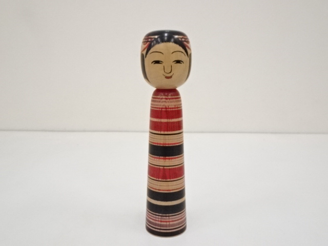 TRADITIONAL JAPANESE CRAFT / KOKESHI DOLL (19.1 cm)/ ARTISAN WORK